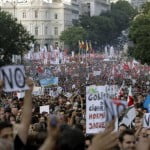 WORKERS PROTEST AGAINST SPANISH GOVERNMENT MEASURES