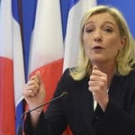 French National Front Party leader Marine Le Pen