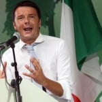 Il sindaco di Firenze, Matteo Renzi, partecipa alla festa del Partito Democratico di Bosco Albergati a Castelfranco Emilia (Modena), 07 agosto 2013.ANSA/ELISABETTA BARACCHI