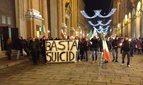 manifestazione forconi Bologna