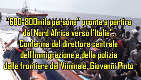 Rescued refugees from Libya