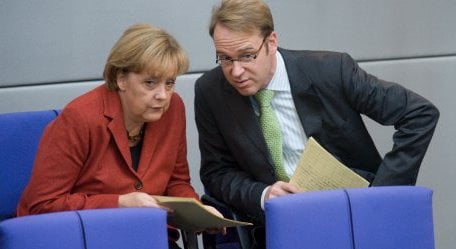 Merkel, Weidmann, Bundestag