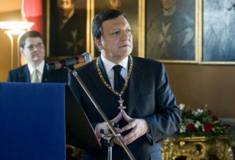 Ordine di Malta. Barroso e il ministro del tesoro USA, Jack Law