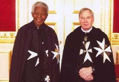 Nell'Ordine di Malta anche Nelson Mandela