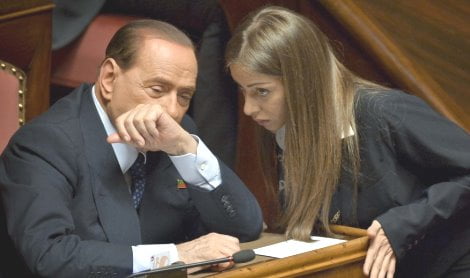 Berlusconi e Mariarosaria Rossi
