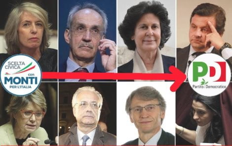 ++ 8 parlamentari Sc, ok Renzi, aderiamo a gruppi Pd ++