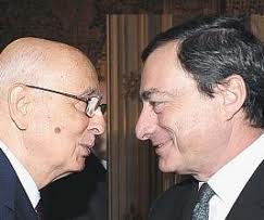 Giorgio Napolitano e Mario Draghi