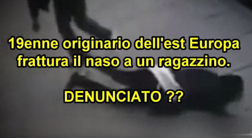 Knockout Game su un minorenne, gravi lesioni: denunciato 19enne dell’est Europa