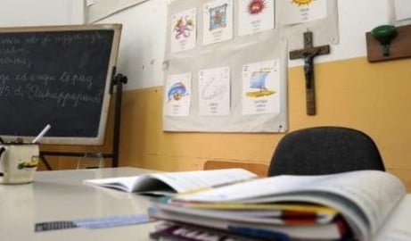 crocifisso in aula