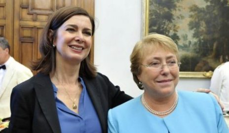 Bachelet e Laura Boldrini