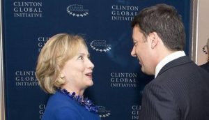 renzi hillary clinton