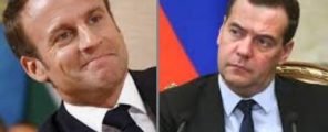Macron e Medvedev