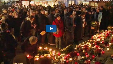 Berlino, omaggio alle vittime del terrorismo islamico