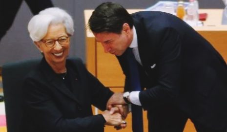 Risultato immagini per conte e lagarde