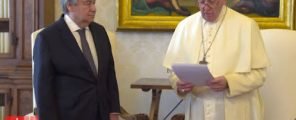 Bergoglio e Guterres