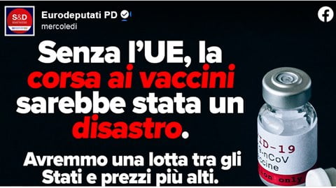 Pd UE vaccini