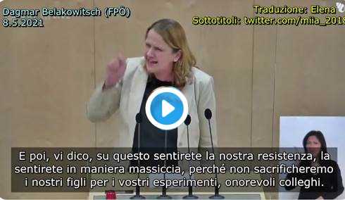 non sacrificheremo i nostri figli per i vostri esperimenti