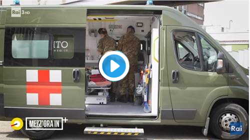 esercito alla ricerca di anziani da vaccinare