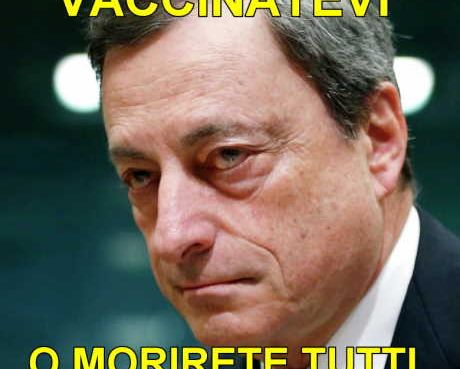 Covid, Draghi: niente ritiro pensione senza Green pass draghi vaccinatevi