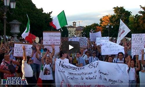 Manifestazione NO GREEN PASS Padova