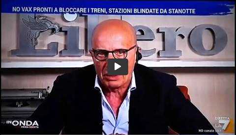 Sallusti: “i no vax sono una setta internazionale potentissima” sallusti non vax