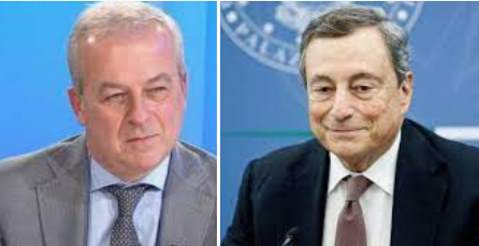Locatelli e Mario Draghi