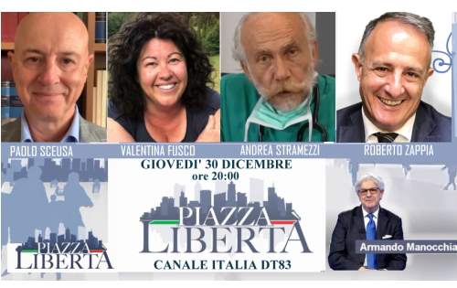 PIAZZA LIBERTA' puntata del 30 Dicembre 2021