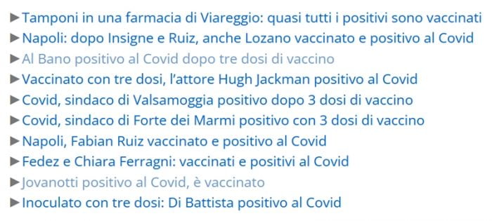 VACCINATI