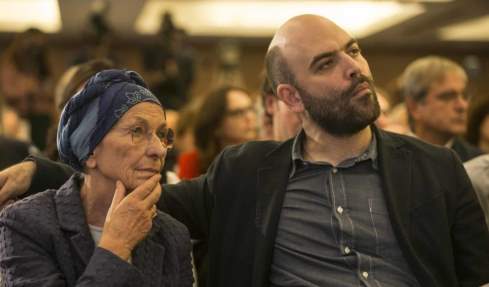 Emma Bonino e Roberto Saviano