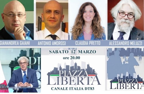 piazza libertà Italia alla canna del gas