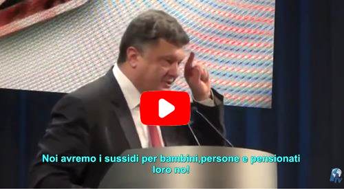 Ucraina 2014, discorso di Poroshenko contro i filo-russi Poroshenko