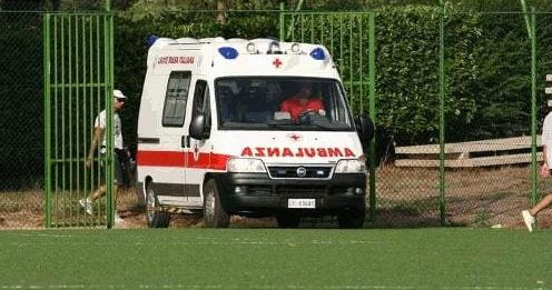 calciatore in arresto cardiaco