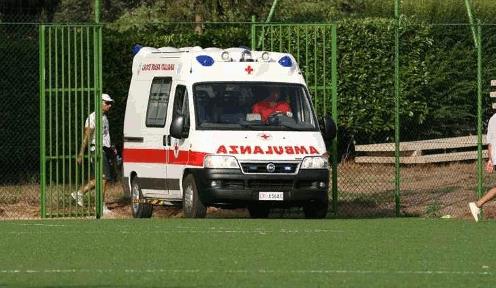 calciatore in arresto cardiaco