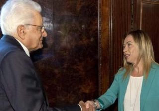 Meloni ricevuta da Mattarella