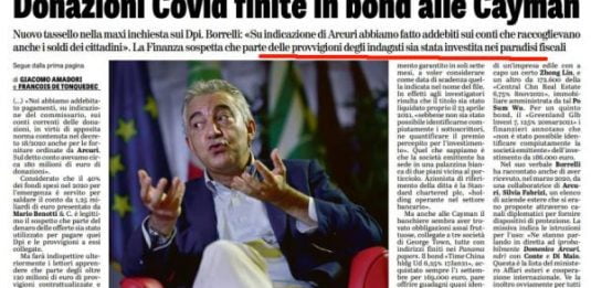 donazioni covid Cayman