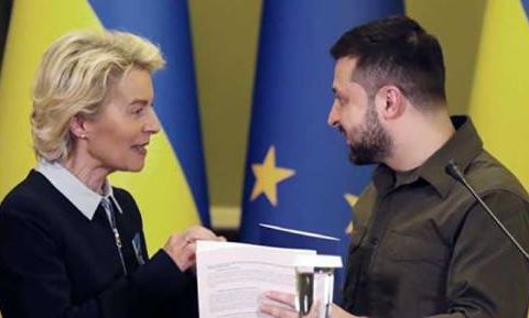 Zelensky e von der Leyen