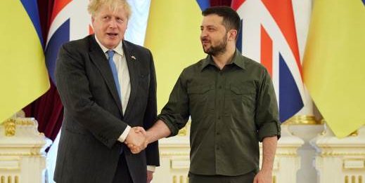 Johnson di nuovo in visita a Kiev