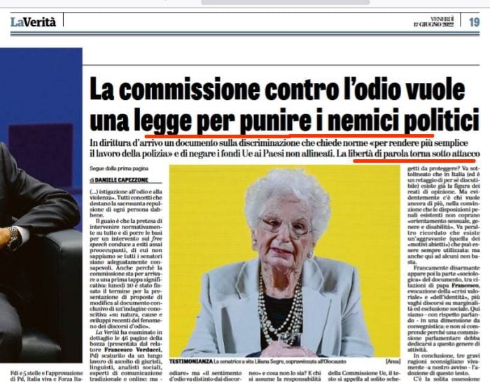 commissione segre