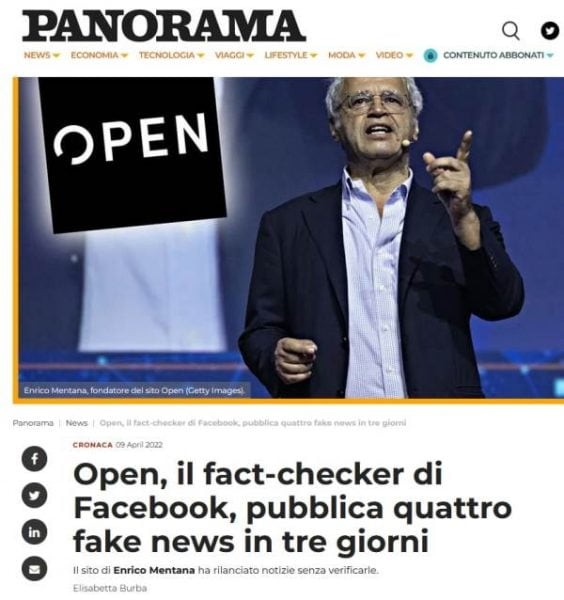 mentana fake news