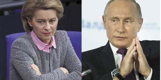 Putin e von der Leyen