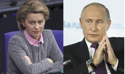 Putin e von der Leyen