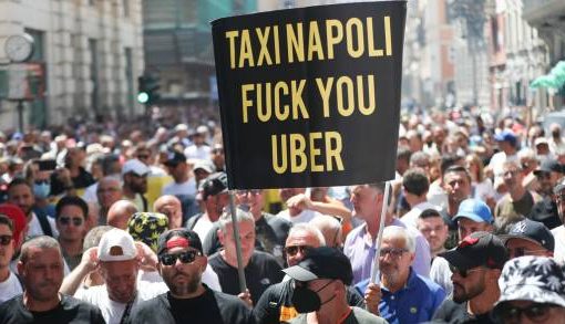 protesta dei tassisti
