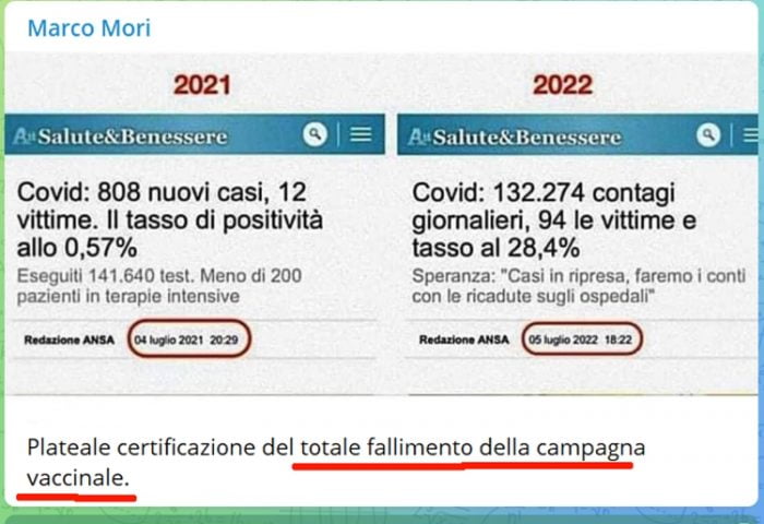 fallimento vaccino