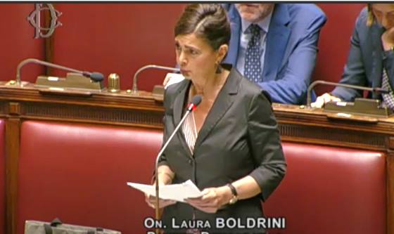 Boldrini candidata a Siena