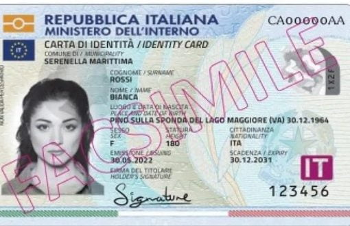 carta identità UE