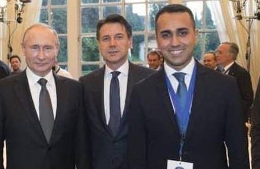 Di Maio, Conte e Putin