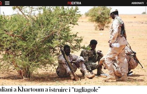 Missione segreta dei militari italiani in Sudan