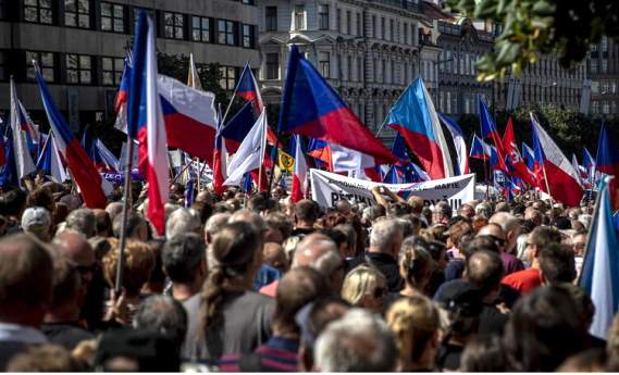 proteste a Praga