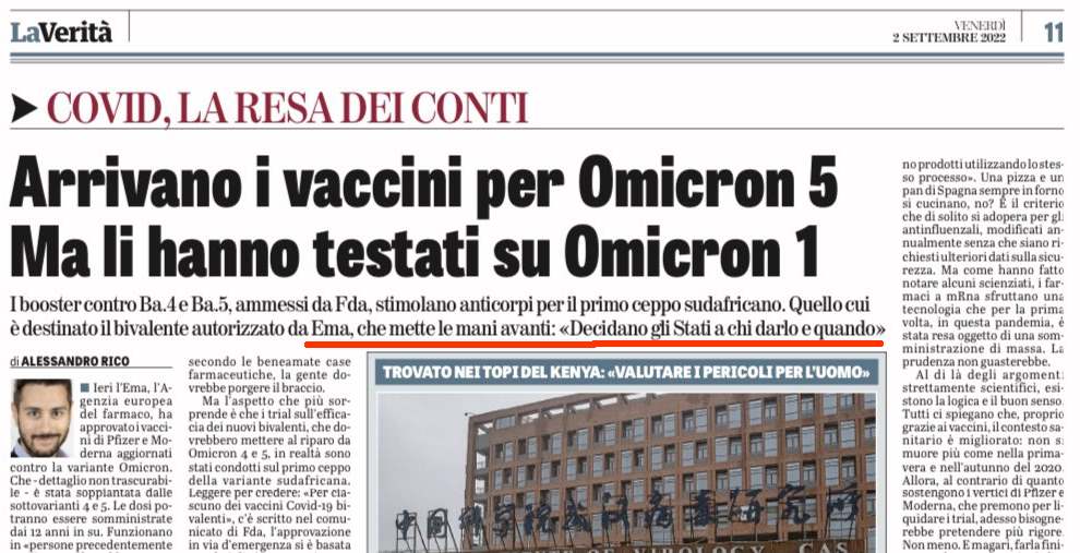vaccini Omicron