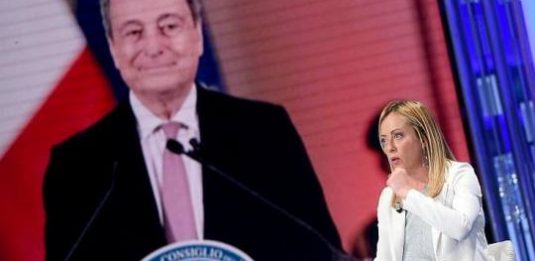 Mario Draghi e Giorgia Meloni